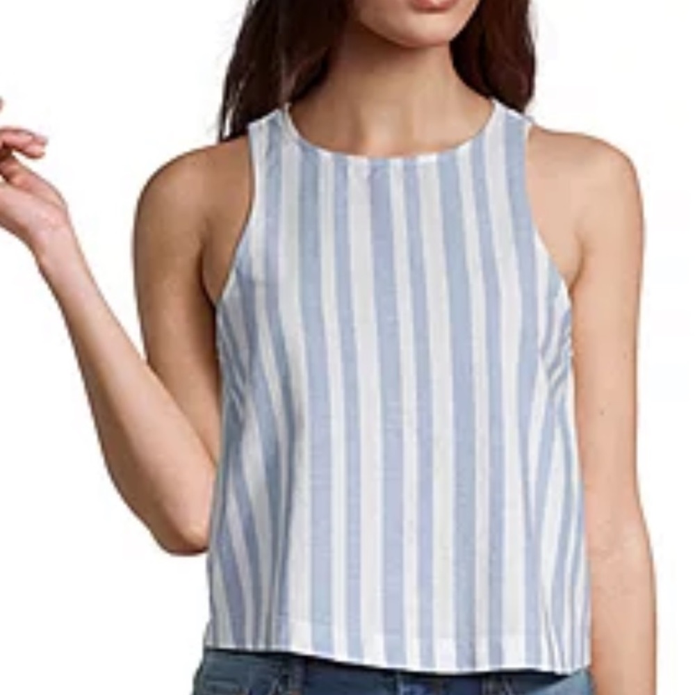 a.n.a. NWT Sleeveless Cotton/linen top